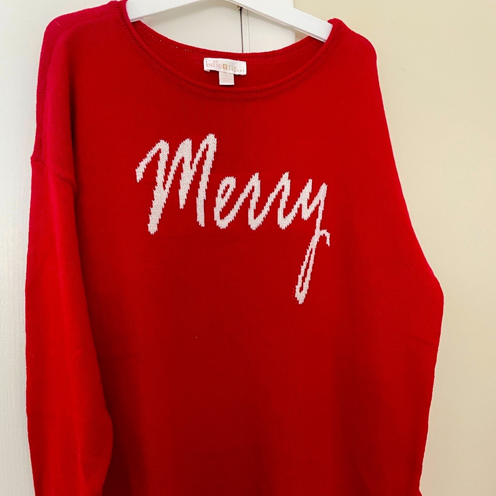 NWOT Kim Gravel holiday sweater